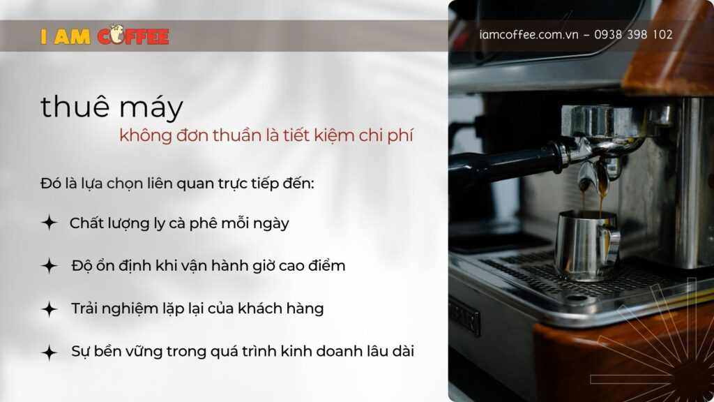 Lợi ích khi dùng máy pha chuyên nghiệp